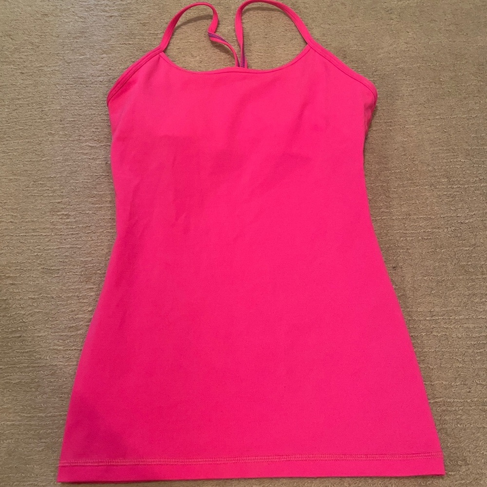 Ivivva hot pink workout tank top